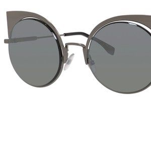 Fendi Metal Eyeshine Cat-eye Sunglasses